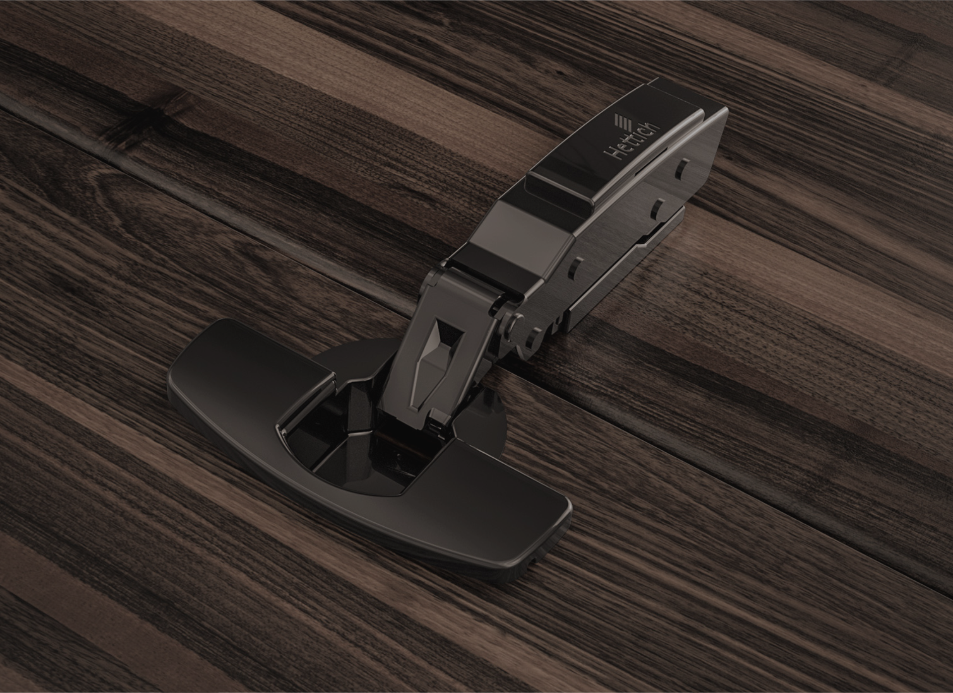 Dobradiça Sensys Obsidian Black - Hettich Brasil